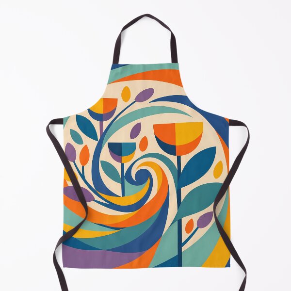 Item preview, Geometric Botanical Flower Spiral designed and sold by InkSmithery.