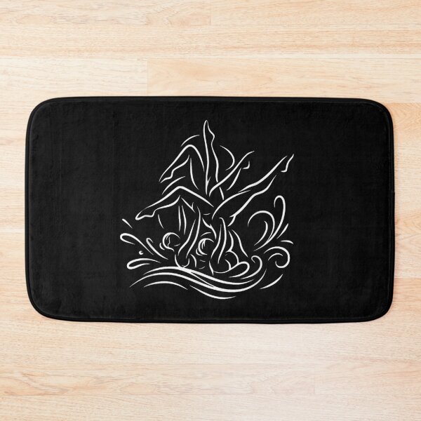 Item preview, Minimalist Synchronized Swimming Silhouette Artistic Aesthetic Graphic For Pool Athlete designed and sold by WilliaMaler.