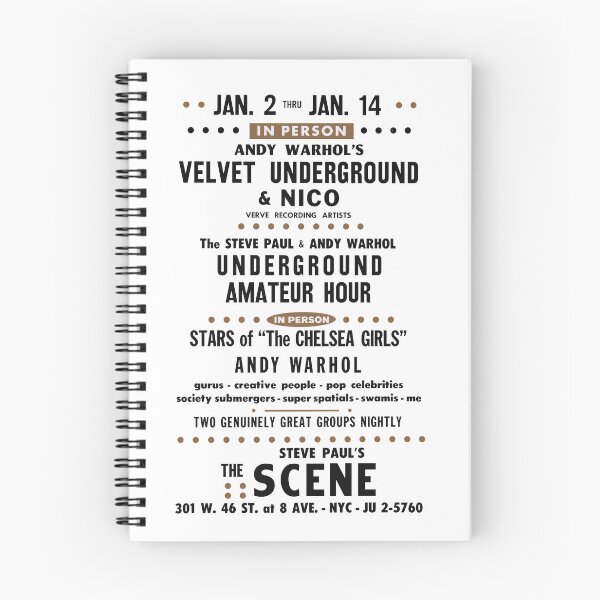 Item preview, Velevet Underground And Nico At Steve Paul's The Scene designed and sold by AestheticNow.