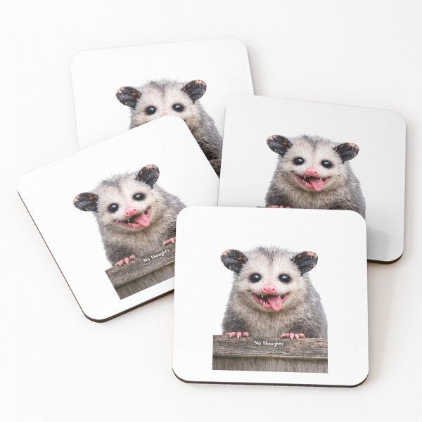 Item preview, Derpy Opossum No Thoughts - Ugly Cute Meme designed and sold by qemaldariu.
