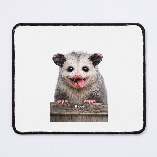 Item preview, Derpy Opossum No Thoughts - Ugly Cute Meme designed and sold by qemaldariu.