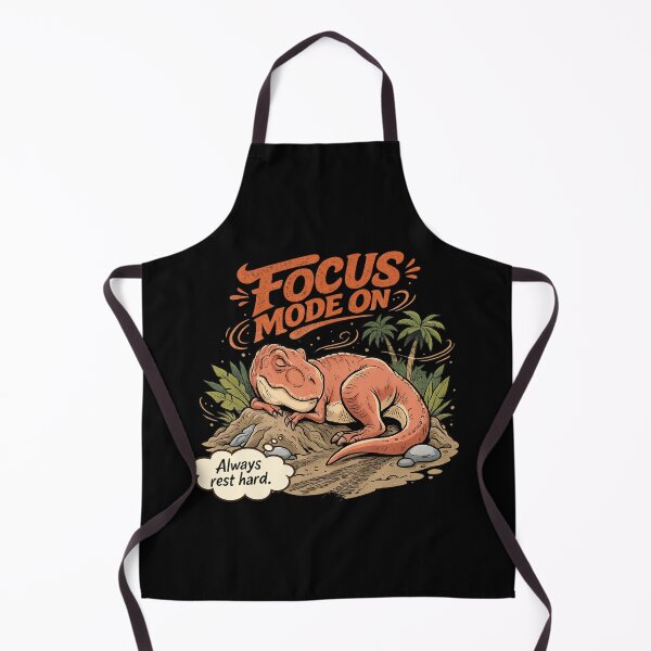 Item preview, Cute Sleeping Dinosaur Shirt – Focus Mode On Lazy T-Rex Graphic Tee designed and sold by ArtsBorn2Create.