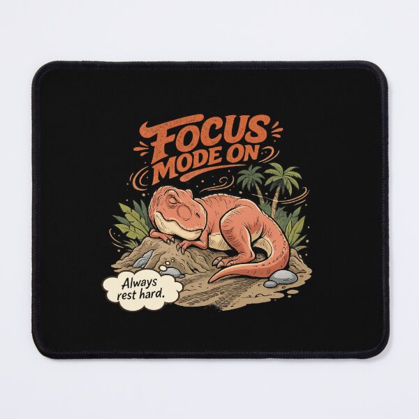 Item preview, Cute Sleeping Dinosaur Shirt – Focus Mode On Lazy T-Rex Graphic Tee designed and sold by ArtsBorn2Create.