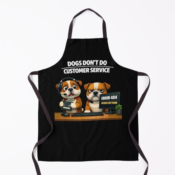 Item preview, Dogs Don’t Do Customer Service – Funny 3D Dog Meme designed and sold by Timeless Junction.