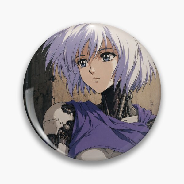 Item preview, Retro Anime Android Cyborg Girl Purple Cape designed and sold by bapupa.