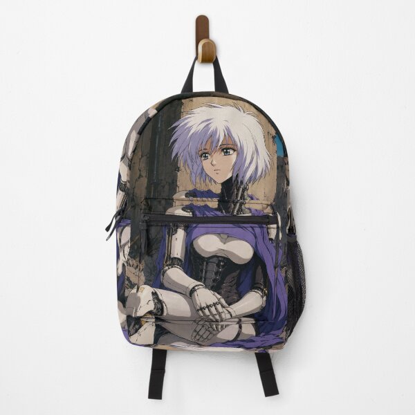 Item preview, Retro Anime Android Cyborg Girl Purple Cape designed and sold by bapupa.