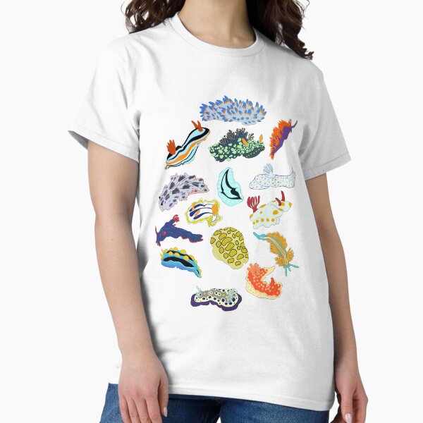 Vista previa del artículo con la obra «Nudibranquios», diseñado y vendido por DucksLikePasta.
