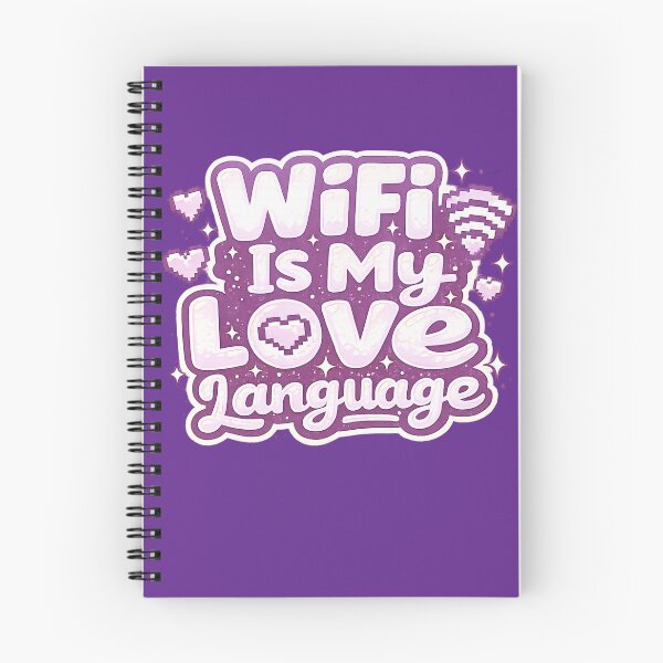 Item preview, WiFi Is My Love Language – Cute Bold Typography Art | Internet Lover Funny Gift designed and sold by irfanshikh.