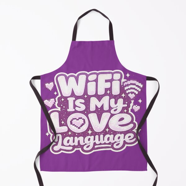 Item preview, WiFi Is My Love Language – Cute Bold Typography Art | Internet Lover Funny Gift designed and sold by irfanshikh.