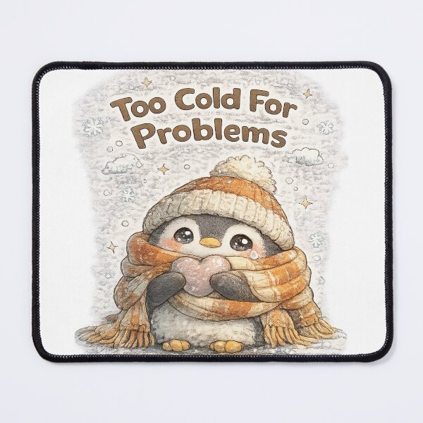 Item preview, Cozy Penguin – Too Cold For Problems | Cute Winter Kawaii Penguin designed and sold by Clothes With Smiling Animals Walt Gral.