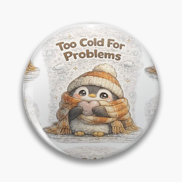 Item preview, Cozy Penguin – Too Cold For Problems | Cute Winter Kawaii Penguin designed and sold by Clothes With Smiling Animals Walt Gral.
