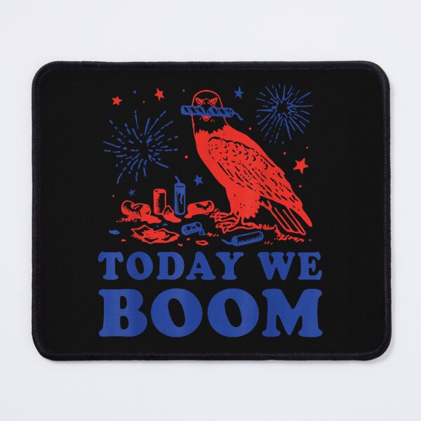 Item preview, Today We Boom Patriotic Bald Eagle Red White Blue Fireworks designed and sold by LittleNhutton.