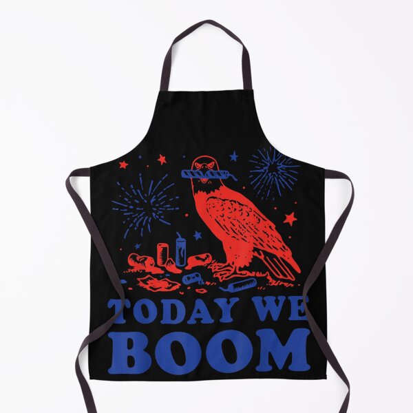 Item preview, Today We Boom Patriotic Bald Eagle Red White Blue Fireworks designed and sold by LittleNhutton.