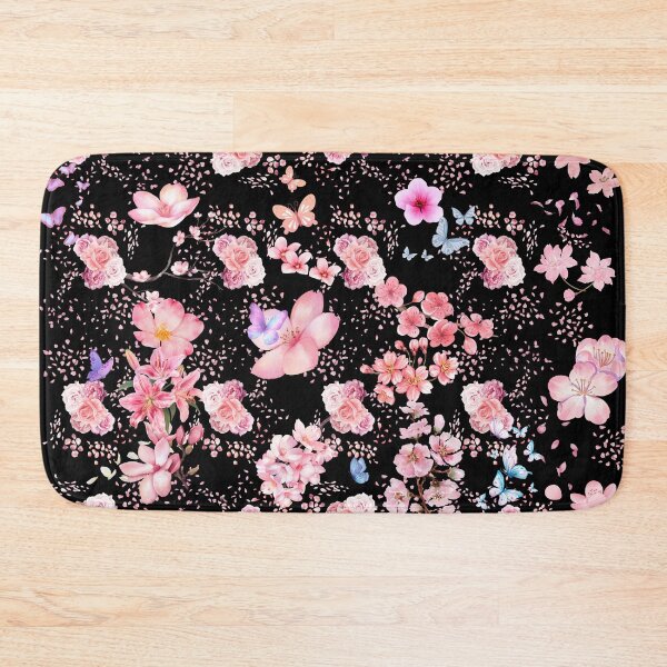 Item preview, Petals After Dark | Pink Floral Butterfly Aesthetic designed and sold by IGLCreative.