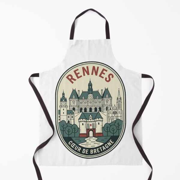 Item preview, Vintage Rennes France Heart of Brittany Travel Badge designed and sold by k3rstman1.