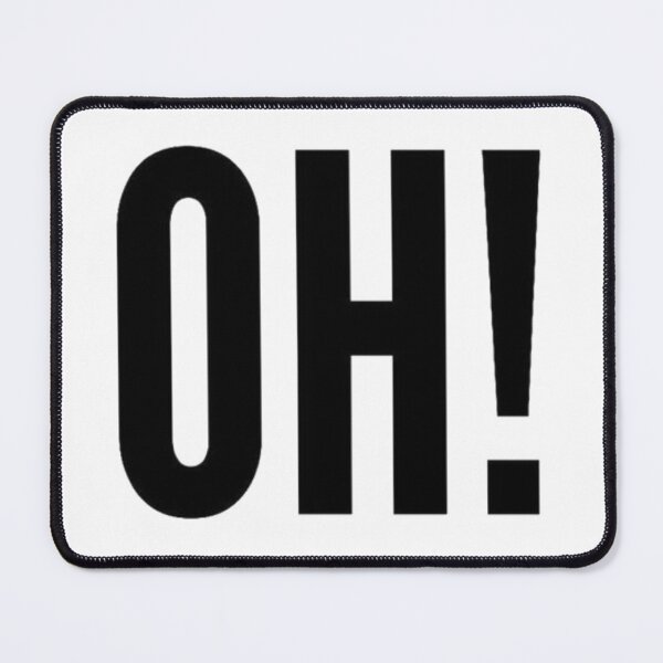 Item preview, OH! - Bold Expressive One Word Reaction Statement designed and sold by The-SilentPlace.