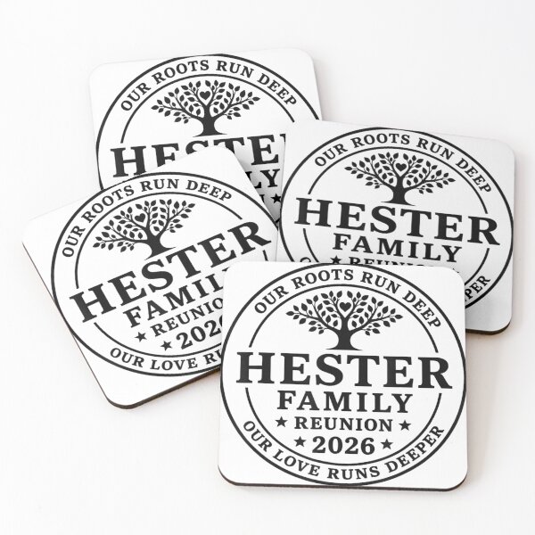 Item preview, Hester Family Reunion 2026 Our Roots Deep Love Deeper Seal designed and sold by LittleNhutton.