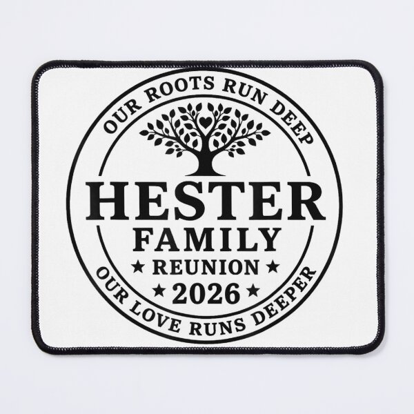 Item preview, Hester Family Reunion 2026 Our Roots Deep Love Deeper Seal designed and sold by LittleNhutton.