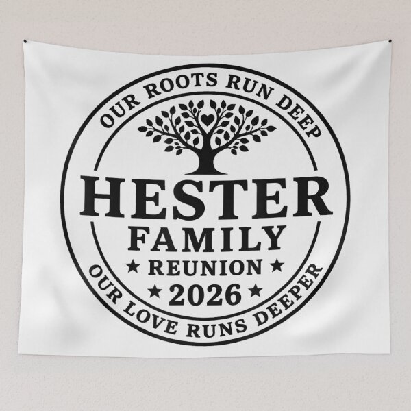 Item preview, Hester Family Reunion 2026 Our Roots Deep Love Deeper Seal designed and sold by LittleNhutton.
