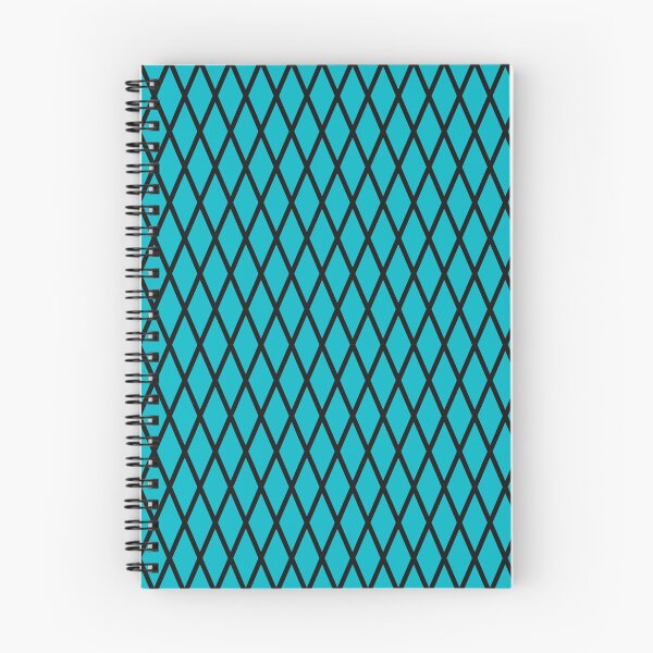 Item preview, Cyan And Black Lattice Pattern designed and sold by pattern-archive.