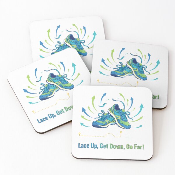 Item preview, Lace Up, Get Down, Go Far! designed and sold by MaciejErdon.