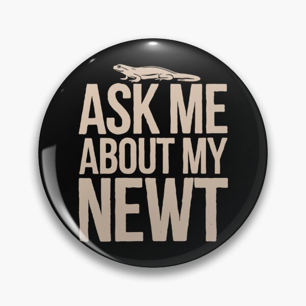 Item preview, Ask Me About My Newt Funny Amphibian Owner Lizard Art designed and sold by LittleNhutton.