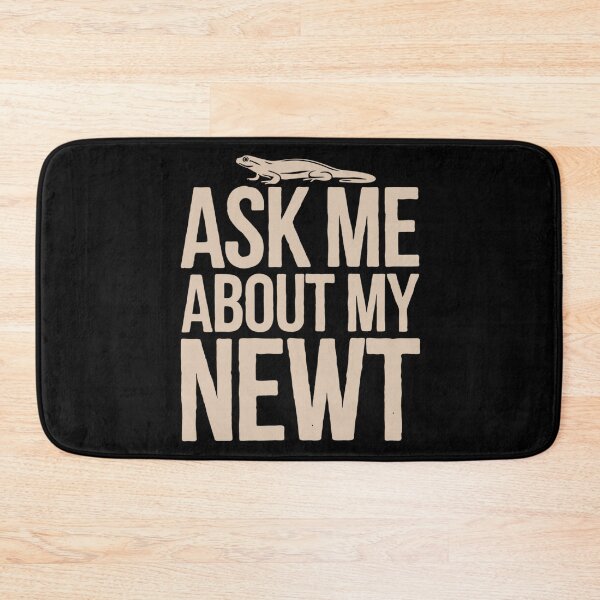 Item preview, Ask Me About My Newt Funny Amphibian Owner Lizard Art designed and sold by LittleNhutton.