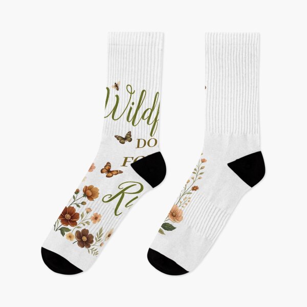 Item preview, Wildflowers Don’t Follow Rules Boho Nature Graphic designed and sold by ZanyPaintbrush.