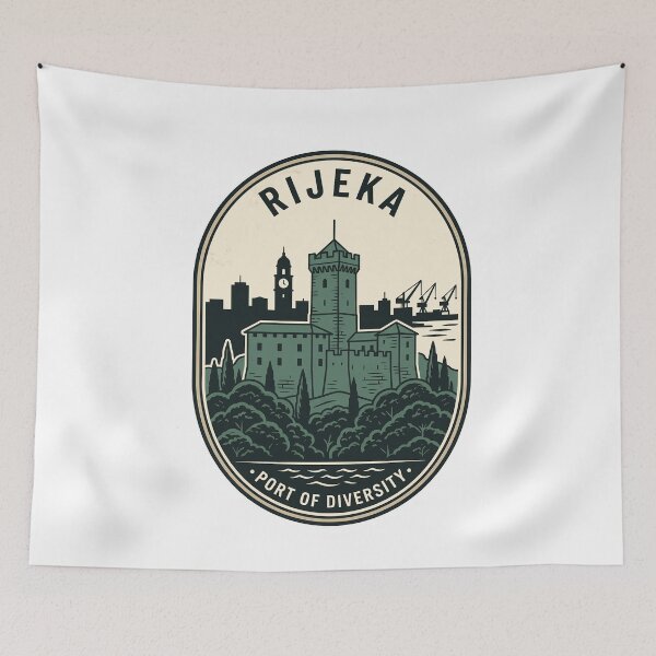 Item preview, Rijeka Croatia Port of Diversity Trsat Castle designed and sold by k3rstman1.