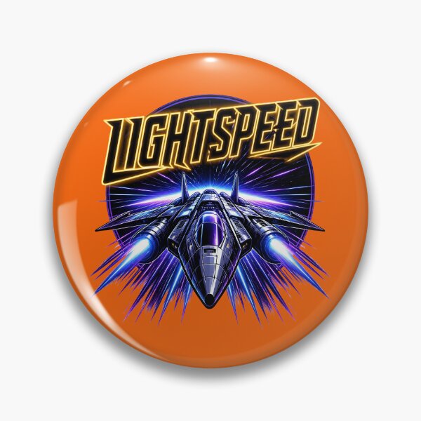 Item preview, Neon Lightspeed Space Fighter Warp Burst designed and sold by Idrojibz.