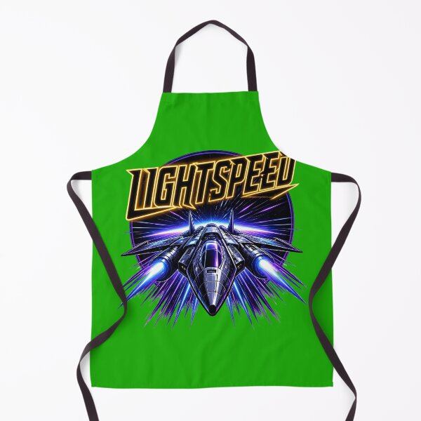 Item preview, Neon Lightspeed Space Fighter Warp Burst designed and sold by Idrojibz.