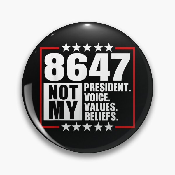 Item preview, 8647 Not My President Political Protest US Election Stars Design designed and sold by YubitaLeLe.