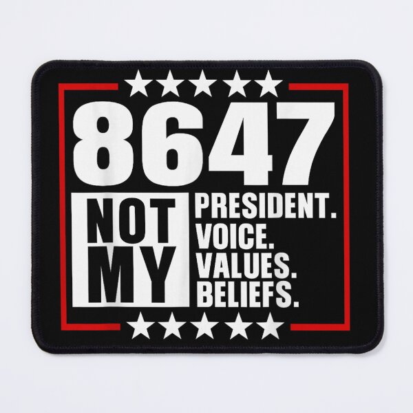 Item preview, 8647 Not My President Political Protest US Election Stars Design designed and sold by YubitaLeLe.