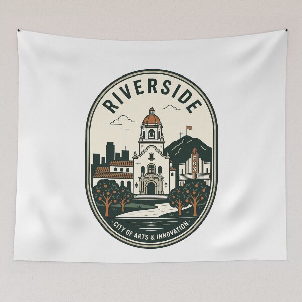 Item preview, Riverside California Mission Inn Vintage Travel Badge designed and sold by k3rstman1.