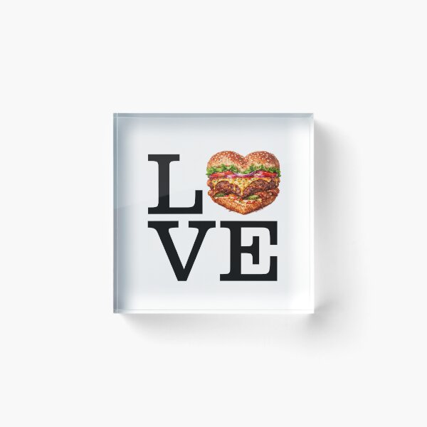 Item preview, For the Love of Burgers designed and sold by Hello Bee Bee.