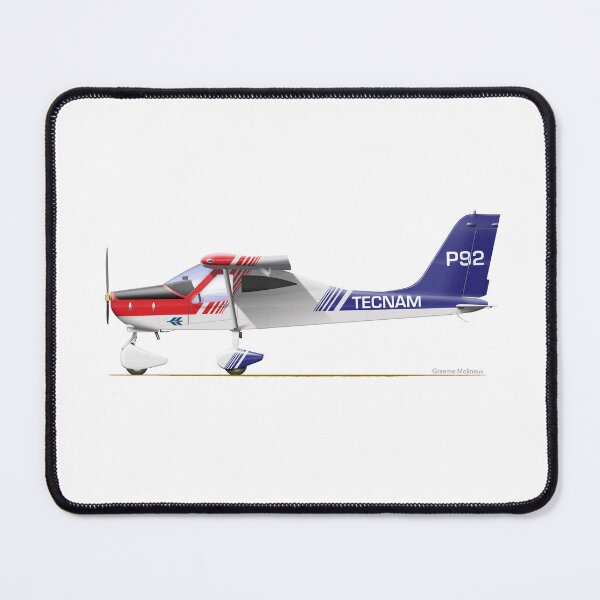 Item preview, TECNAM P92 ECHO NISSAN SCHEME designed and sold by Grubby Fingers Aircraft Illustration.