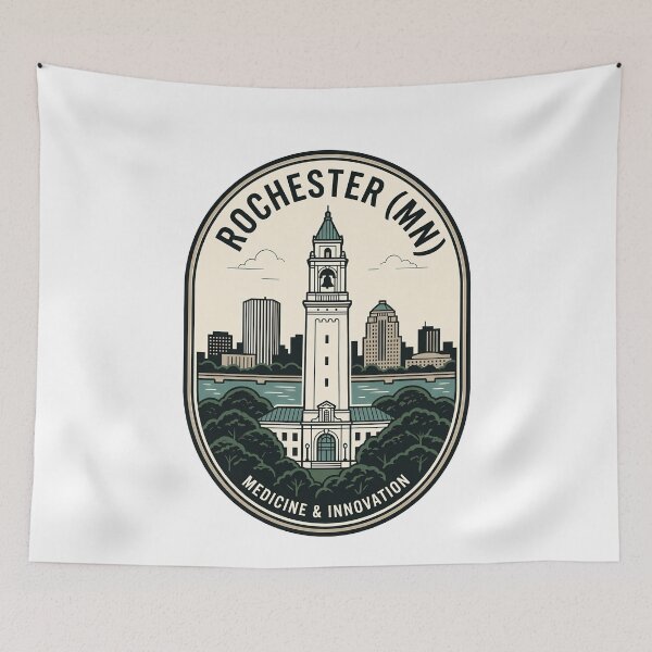Item preview, Rochester Minnesota Medicine and Innovation Vintage Badge designed and sold by k3rstman1.