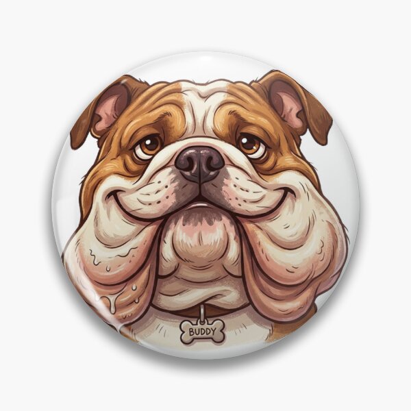 Item preview, Funny English Bulldog Chubby Squishy Jowls Graphic designed and sold by Wear Sculpt.