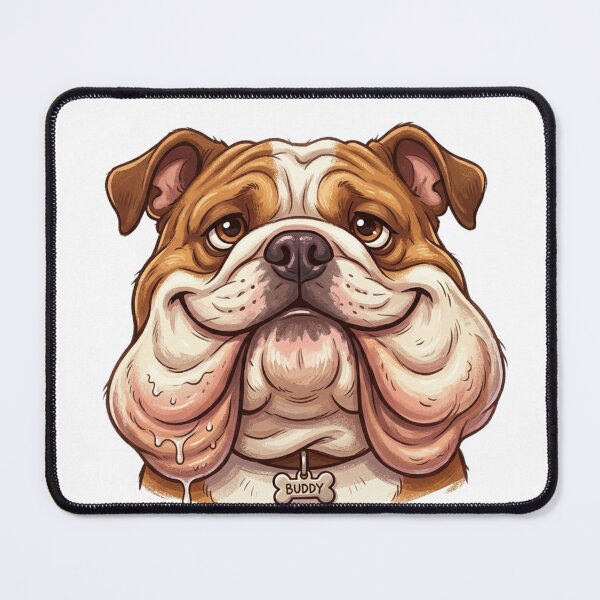Item preview, Funny English Bulldog Chubby Squishy Jowls Graphic designed and sold by Wear Sculpt.