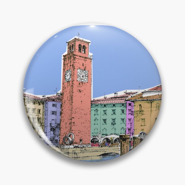 Item preview, original Artwork Watercolour. Riva del Garda, Italy designed and sold by KALEIDOSCOPE UK.