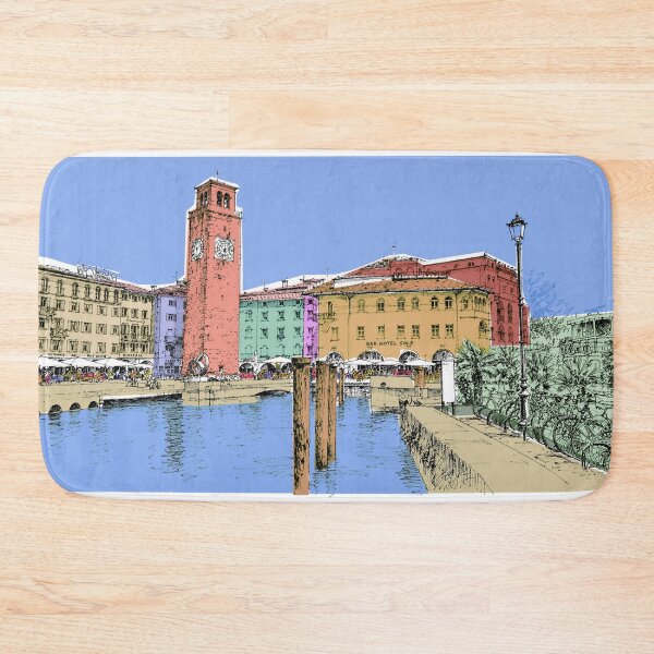Item preview, original Artwork Watercolour. Riva del Garda, Italy designed and sold by KALEIDOSCOPE UK.