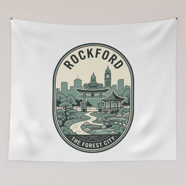 Item preview, Vintage Rockford Illinois Forest City Japanese Garden designed and sold by k3rstman1.