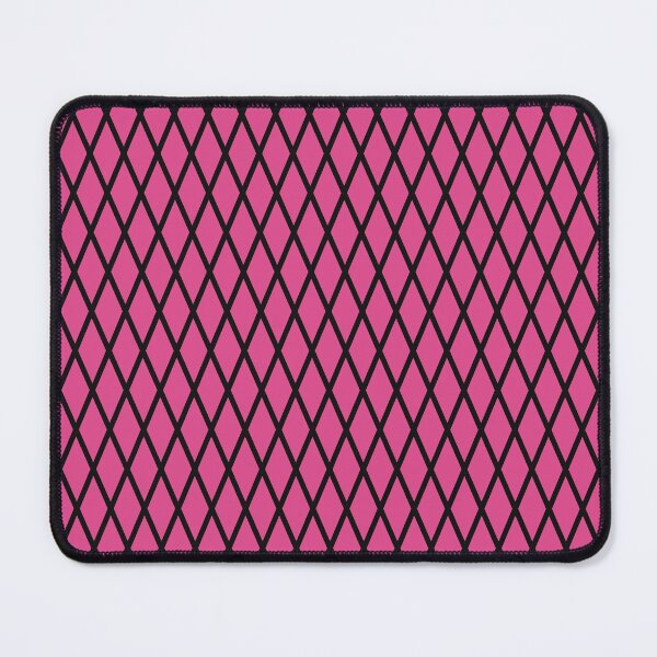 Artikelvorschau, Gittermuster in Pink und Schwarz entworfen und verkauft von pattern-archive.