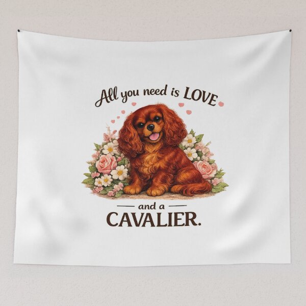 Item preview, All You Need Is Love and a Cavalier designed and sold by SpottyRainbow.