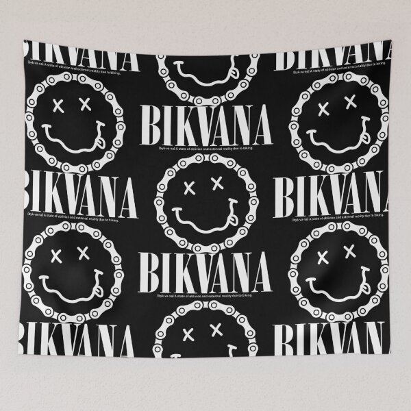 Item preview, "BIKVANA" — AN ALTERED STATE OF REALITY DUE TO BIKING! designed and sold by Spokelore.