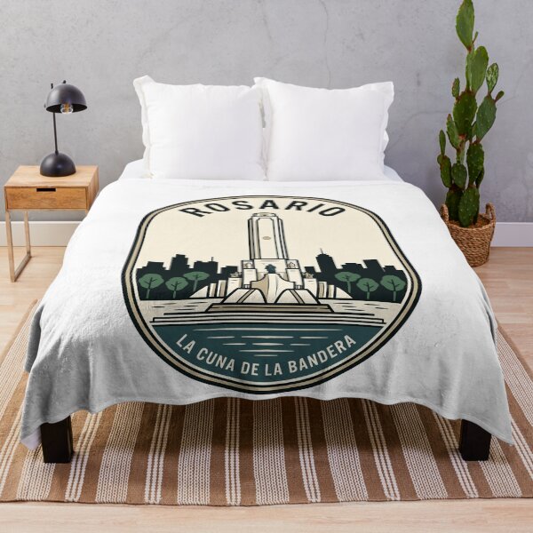 Item preview, Rosario Argentina National Flag Memorial Retro Badge designed and sold by k3rstman1.
