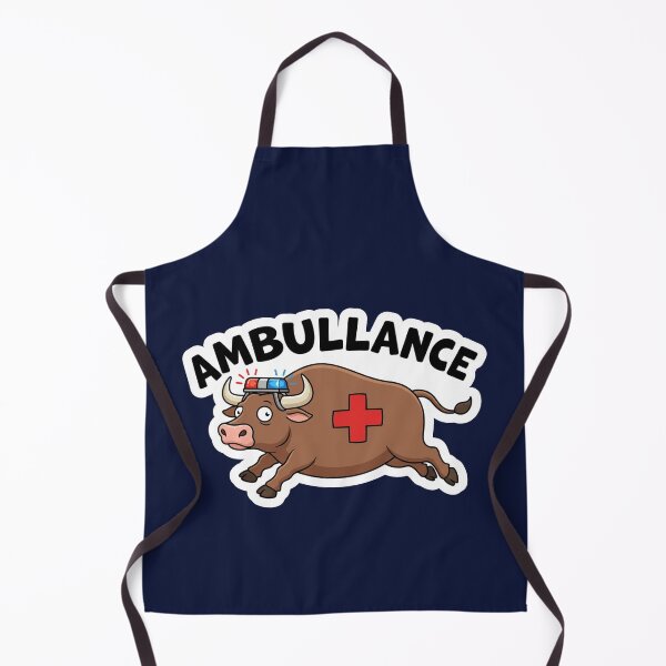 Item preview, Ambullance - Funny Bull Ambulance EMS Paramedic Pun designed and sold by quackynaut.