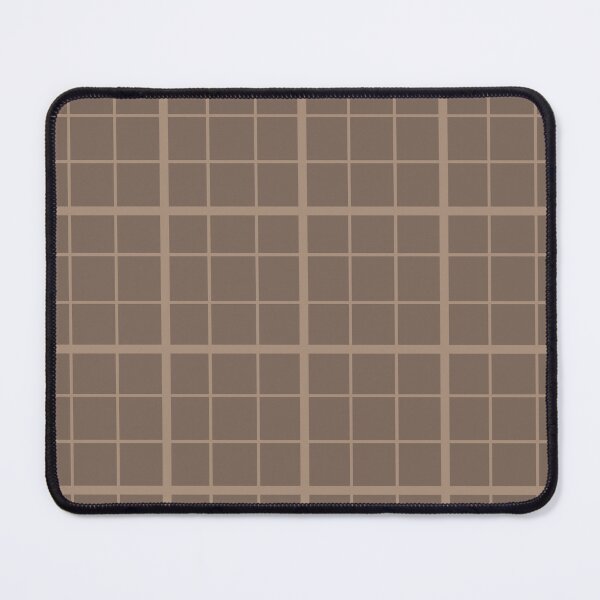 Item preview, Warm Nude And Taupe Brown Grid Plaid Design  designed and sold by PatternTitan.
