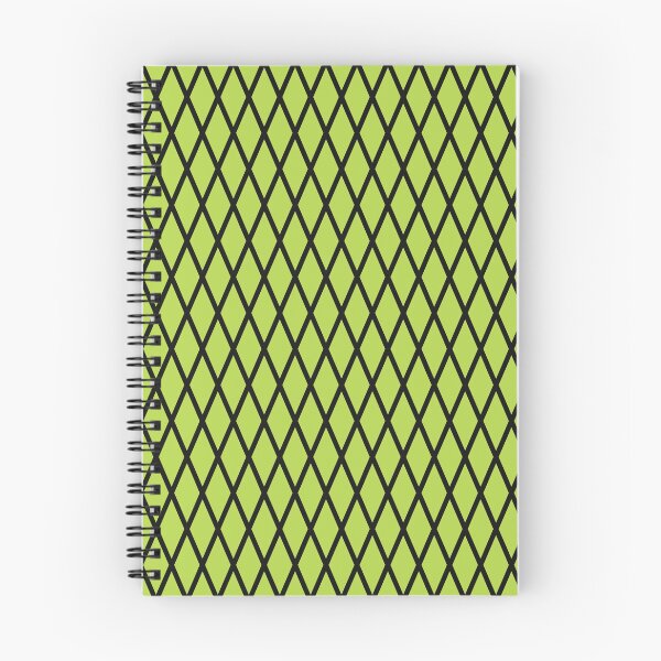 Item preview, Lime And Black Lattice Pattern designed and sold by pattern-archive.