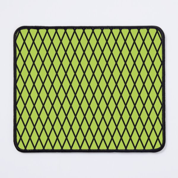 Item preview, Lime And Black Lattice Pattern designed and sold by pattern-archive.